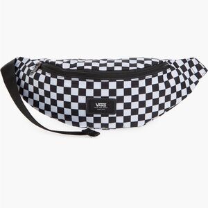 Vans Ward Cross Body Bag Black and White Checkerboard.